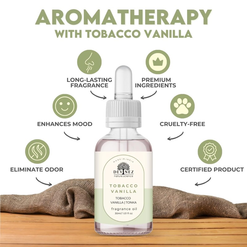 Devinez Tobacco Vanilla Fragrance Oil | 30ml | Perfect for