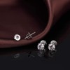 3-Pairs Screw on Earring Backs, 18K Gold Plated Sterling Silver