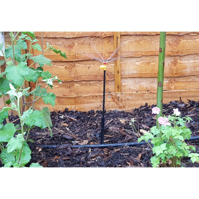 adjustable 360 degree sprinkler heads,screw onto riser tubes or into