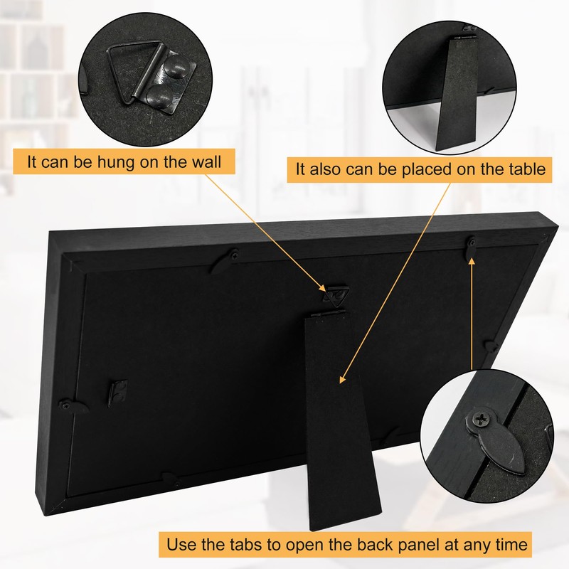 Hodeframe 2 Pack CD Frame，14.4" x 7.9" CD Display Frame