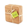 True Fabrications 114 Bamboo Coasters Set