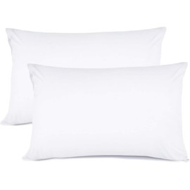 Egyptian Cotton 200 Thread Count Pillow Cases 2 Pack (White)