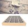 Jewelry Storage Display Trays Multipurpose 24 Grids Jewelry Tray for