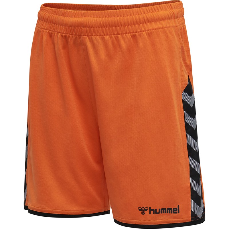 hummel hmlAuthentic Unisex Children's Kids Poly Shorts, orange, 164