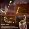 All-in-One Torch Lighter with Punch, Holder, and Draw Enhancer Tool,