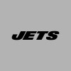 Unbranded New York Jets Vinyl Decal - White, 4"
