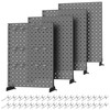 TORACK Pegboard Display Stand for Craft Shows & Fairs, Black,