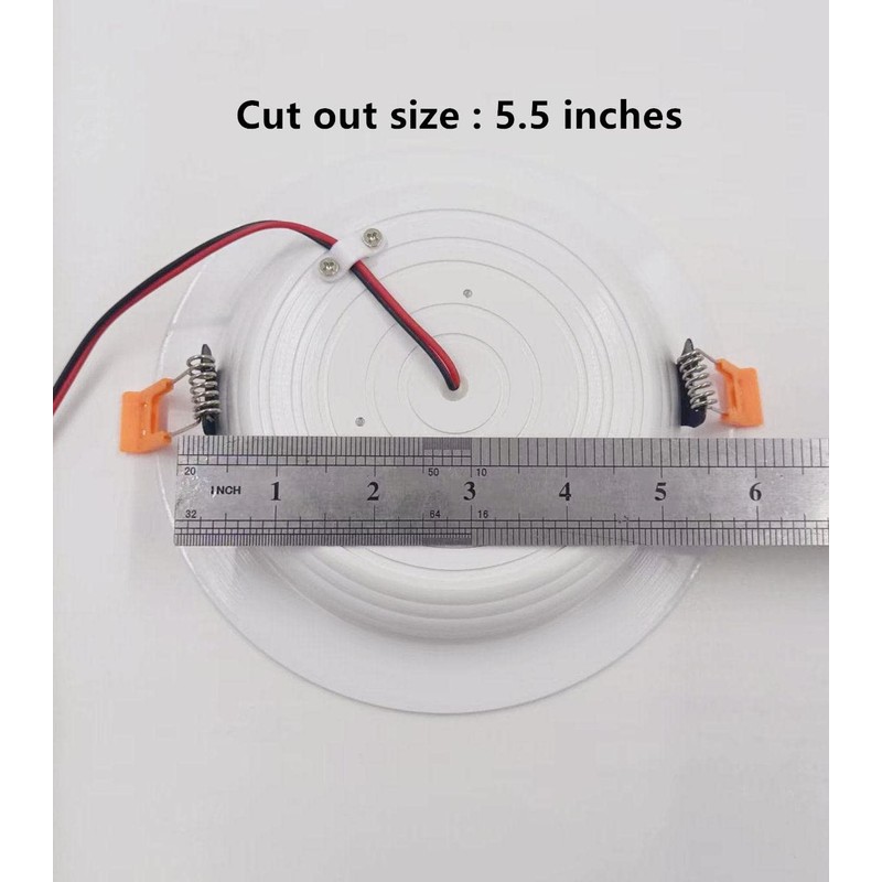 Q QINGCHEN 8W RV Boat DC 12V Recessed Ceiling Light