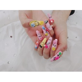 Kitchen Nail Tips - Long Almond / 키치 네일팁 - 롱아몬드
