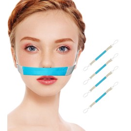 4pcs Nasal Waterproof Dressing Holder Nasal Bandage Nose Surgery Elastic Bandage Post Surgical Procedures Nasal Postoperative Supplies