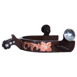 Partrade Trading Corporation Western Antique Copper Crystal Spurs Youth