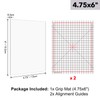 OTCRAFT 3Pcs/Set 4.75x6inch Multi-Use Non-Slip Sticky Mats Fit in Stamp