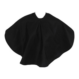 Harilla Salon Barber Cape Hair Cutting Cape Polyester Hair Dye Cape Makeup Apron for Hair Beauty Hair Cutting Dyeing Hairdresser, black