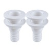 SEAFLO 1¼” Thru Hull Fitting Marine Boat, Polypropylene, Plastic Drain
