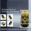 Heavy-Duty Foldable Self-Locking Hinge Sdjdhej 2-Piece 90 Degree Double Brake