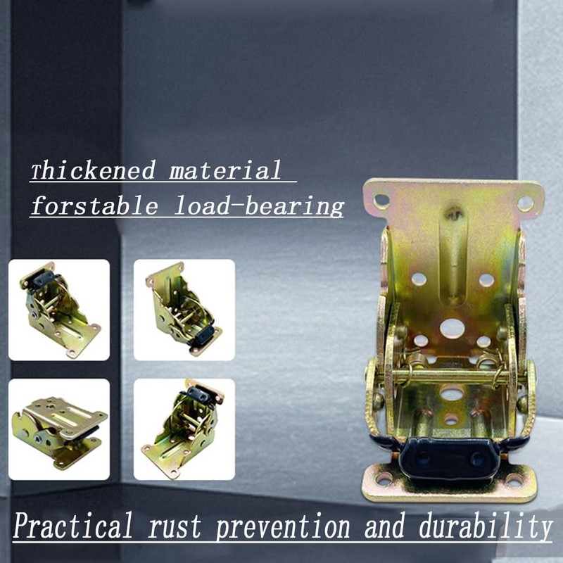 Heavy-Duty Foldable Self-Locking Hinge Sdjdhej 2-Piece 90 Degree Double Brake