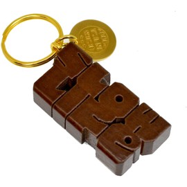 [BlueVogue] [CALIFORNIA USA WOOD] SURF Retro Detstock USA Vintage Wood Logo Key Chain Garage USA USWK-, 006-CH