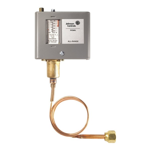 Johnson Controls P70AA-2C Pressure Control, 0 to 150 lb.