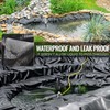 ALDMIO 15x20 ft Pond Liner, HDPE Thickness Fish Pond Liners