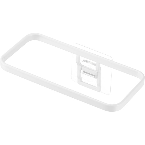 Yamazaki 8182 Film Hook, Plastic Bag Holder, White, Main Unit: