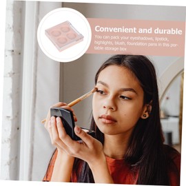 PACKOVE 3sets Refillable Blusher and Empty Eyeshadow Containers Portable Cosmetics Storage Trays for Makeup Samples for Travel and Daily Use Present for Friends and Family 2pcs*3