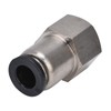 Female Straight Pneumatic Connecter Straight Pneumatic Quick Fitting Air Line