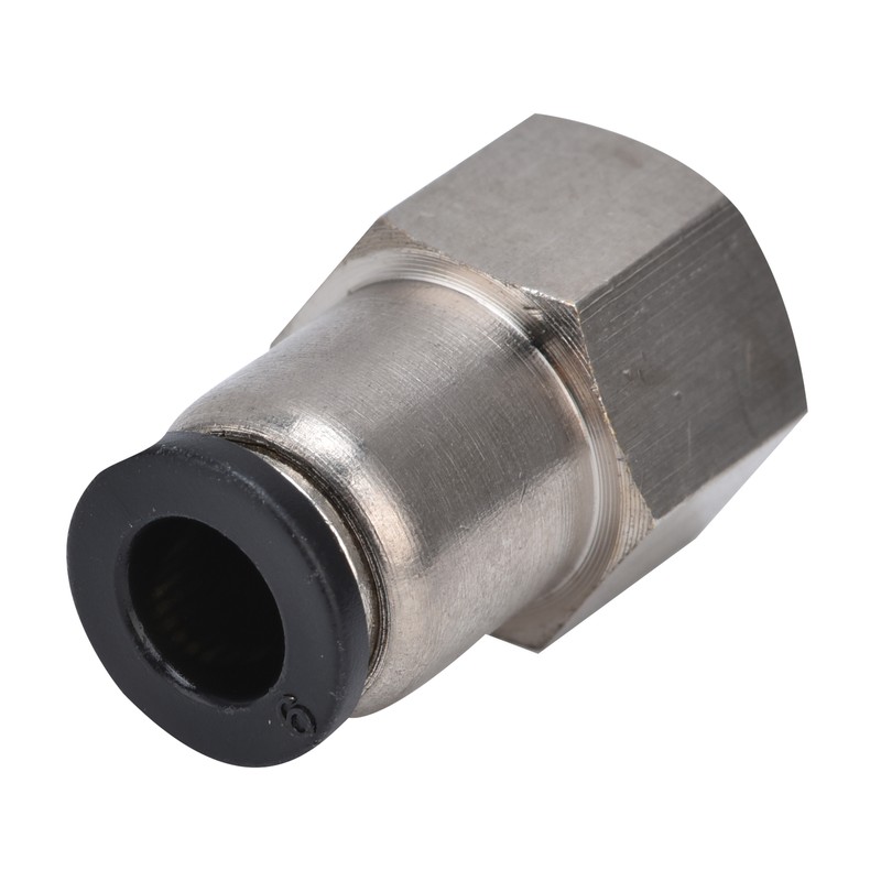 Female Straight Pneumatic Connecter Straight Pneumatic Quick Fitting Air Line