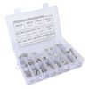 470Pcs Sealing Washer Aluminum Alloy Round Flat Washer Assortment Kit