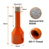 FEWELL Diamond Core Drill Bit, 3/8" 2PCS, 10MM Vacuum Brazed