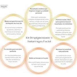 Kit Facial Antiarrugas y Antimanchas. Crema Despigmentante + Crema Antiarrugas | Reduce Manchas Oscuras y Arrugas | Reafirma e Ilumina