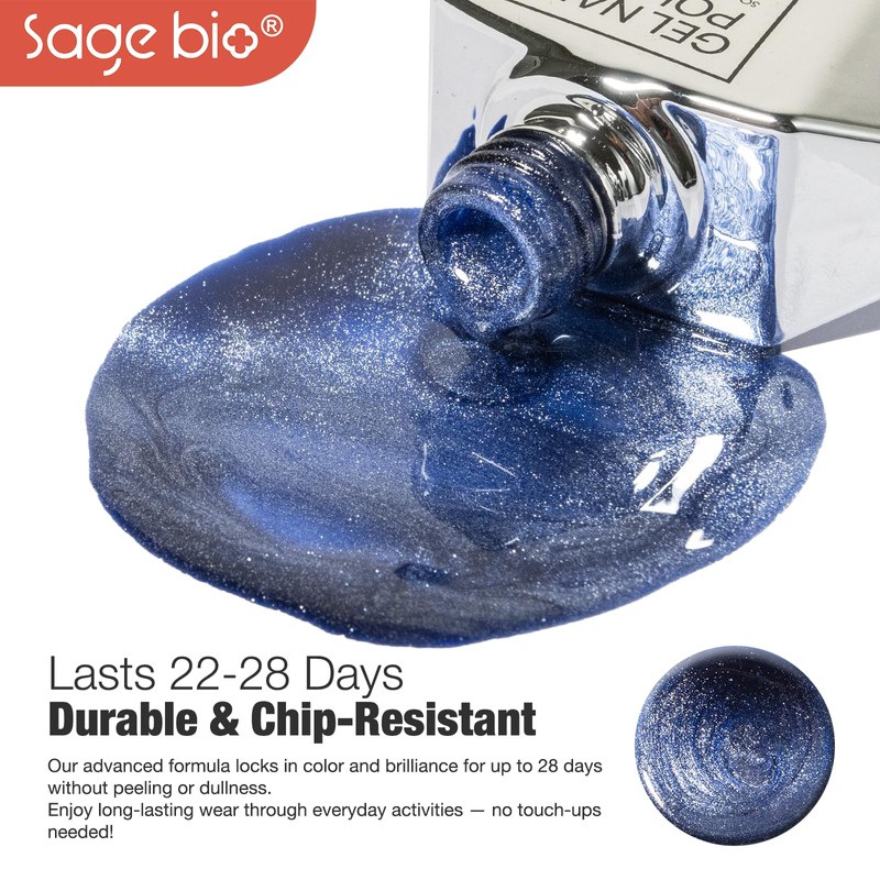 SAGEBIO Multifunctional Cat Eye Gel Nail Polish, No Base or