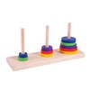 Gadpiparty Wooden Brain Puzzle Towers of Hanoi. Thinking Sports Tasks