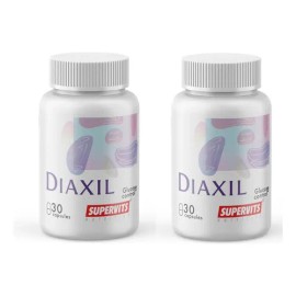 Supervits 2 Pack Diaxil Control Glucosa 20 Caps 2 Pack Sabor Sin Sabor                                                                                