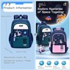 Space Childrens Backpacks for Boys, Multi-Pocket Astronaut Boys School Bags