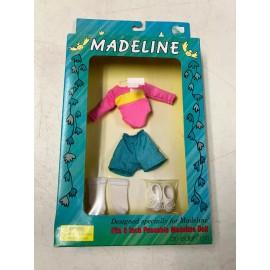 Eden NIP EDEN MADELINE FRENCH GIRL 8 INCH DOLL EXERCISE OUTFIT RARE 1999