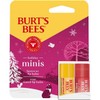 Burt's Bees Holiday Minis - Juego de bálsamo labial y