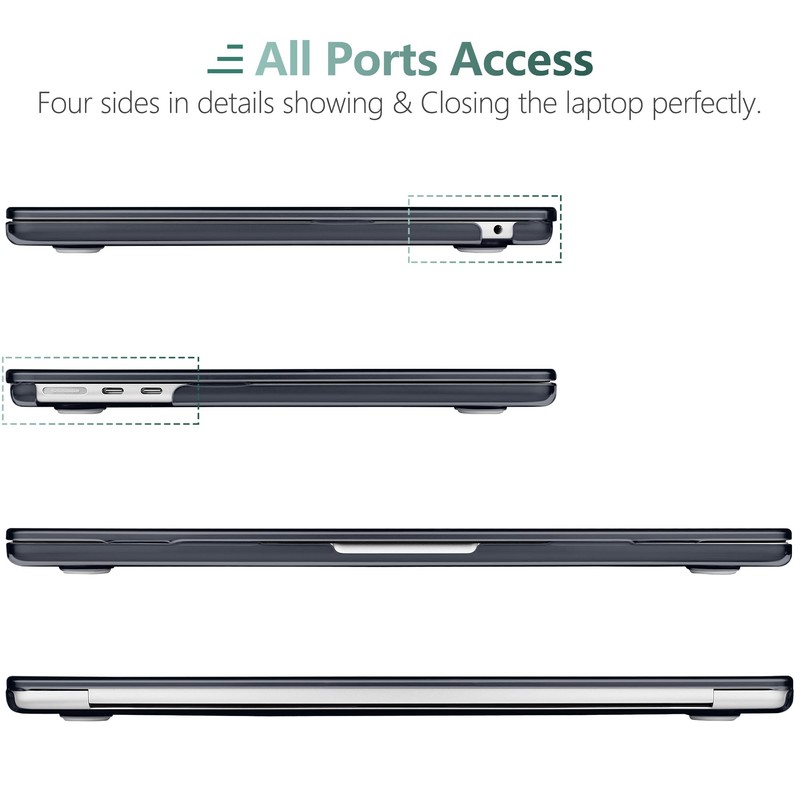 DONGKE Compatible with M4 MacBook Air 15 inch Case 2025