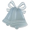 Beistle Silver Foil Wedding Bell Silhouette