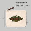Olympic National Park, Washington, Mountains, Green, 100% Cotton Zipper Pouch,
