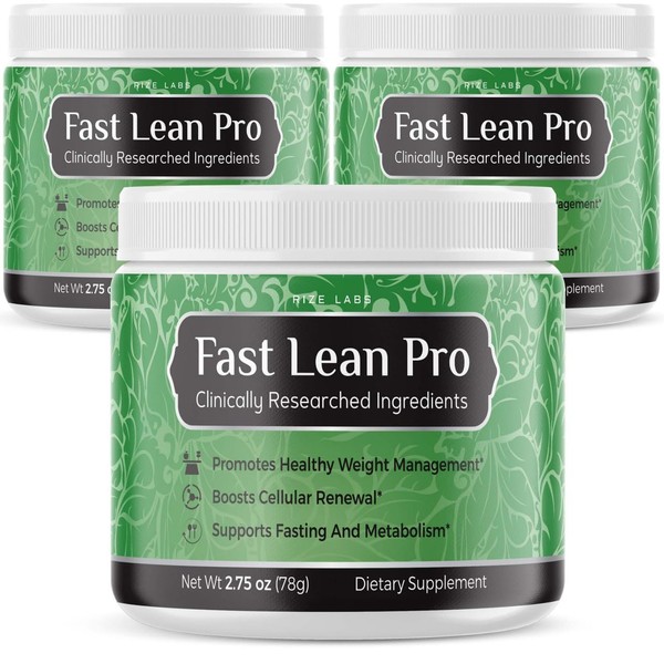 rize labs (3 Pack) Fast Lean Pro, Official Fast Lean