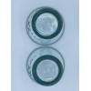 Herradurra Set of 2 Tequila Herradura Rocks Glasses Clear Blue/Green