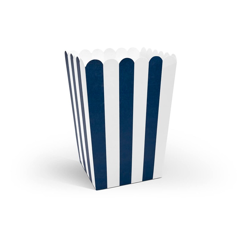 Set da 6 Box Contenitore in carta per popcorn pop