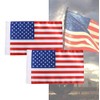 MASION 2Pcs Motorcycle Flag Red Line American Flags 6 by