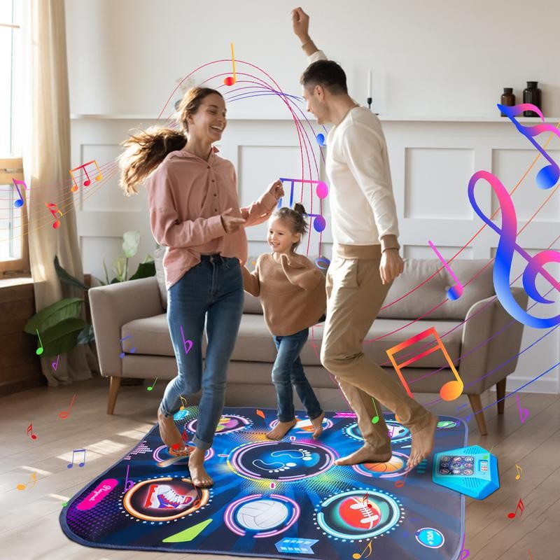 Fun Interactive Dance Mat: Unleash Joyful Rhythmic Time for Parents