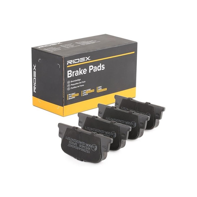 RIDEX 402B0517 Brake Pad Set Disc Brake Pads Rear Brake