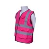 RG High Visibility Pink Safety Vest with Reflective Strips (AU,