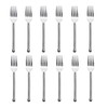 Gourmet Settings Exotique Platinum 18/10 Stainless Dinner Fork (Set of