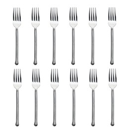 Gourmet Settings Exotique Platinum 18/10 Stainless Dinner Fork (Set of Twelve)
