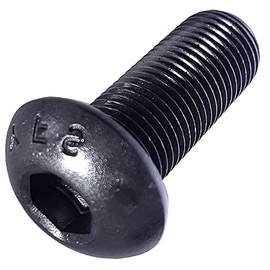 1/4-20 x 3/4" Button Head Socket Cap Screws Kit Hardware Black Oxide Alloy Steel Pack of 50 Fastener Set LS02379F
