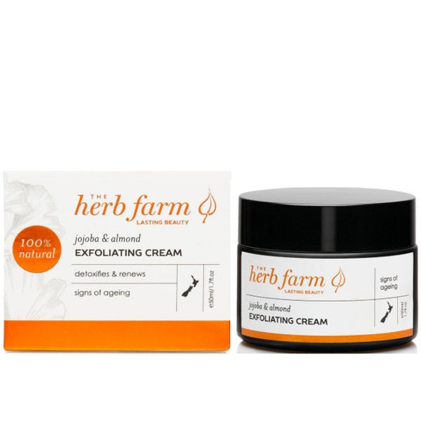 The Herb Farm *The Herb Farm Jojoba & Almond Exfoliating Cream 50ml - Discontinued Product - Expiry 04/24